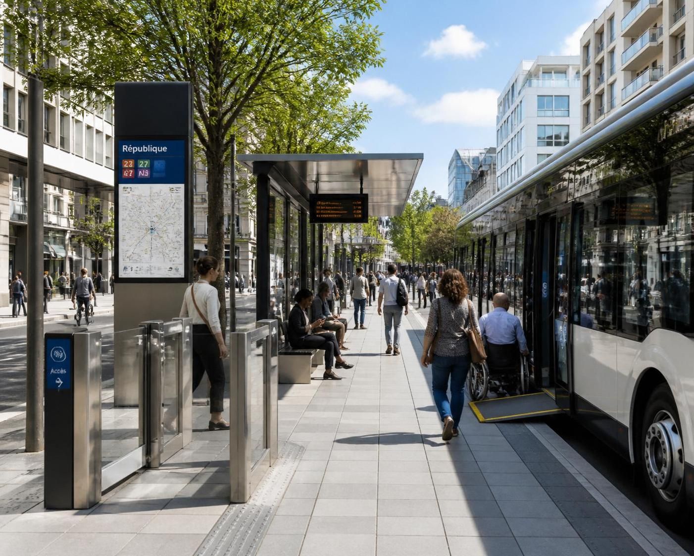 découvrez comment la bordure quai bus améliore l’accessibilité et renforce la sécurité des usagers dans les transports en commun.