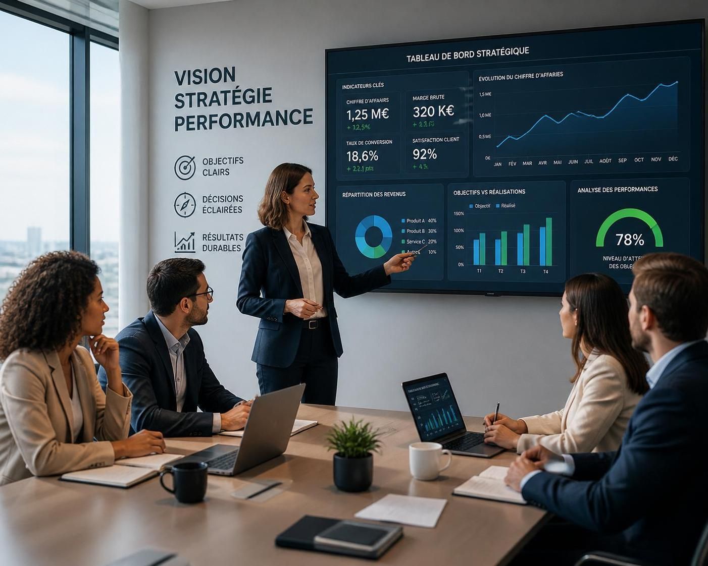 découvrez comment définir une vision claire et élaborer une stratégie globale efficace pour piloter votre entreprise vers le succès.