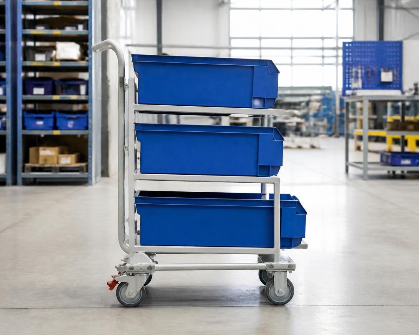 découvrez le chariot porte bac, l’outil idéal pour faciliter et optimiser vos déplacements en entreprise. pratique et robuste, il améliore votre organisation et gagnez en efficacité au quotidien.